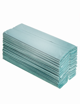 C/Fold Hand Towels 1 Ply Green 15 x 192